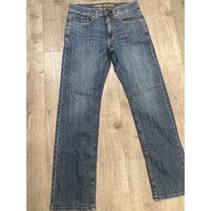 Cody James Mens Straight Leg Jeans Medium Wash Blue Denim Western Size 29x31